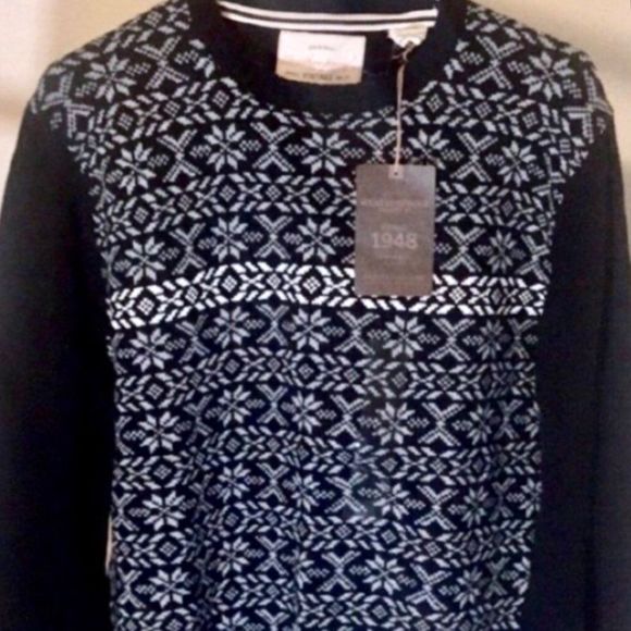 WEATHERPROOF Mens Black Knit Sweater Sz LRG NWT - Picture 6 of 12